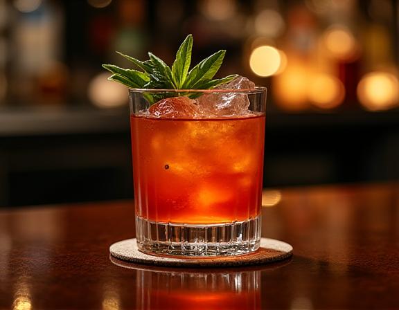 Ein klassischer Cocktail an der Bellevue Bar