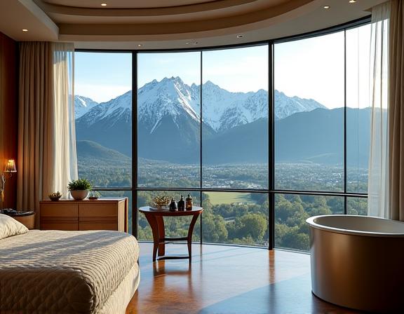 Exklusive Tower Suite mit Panoramablick über Bern und die Alpen
